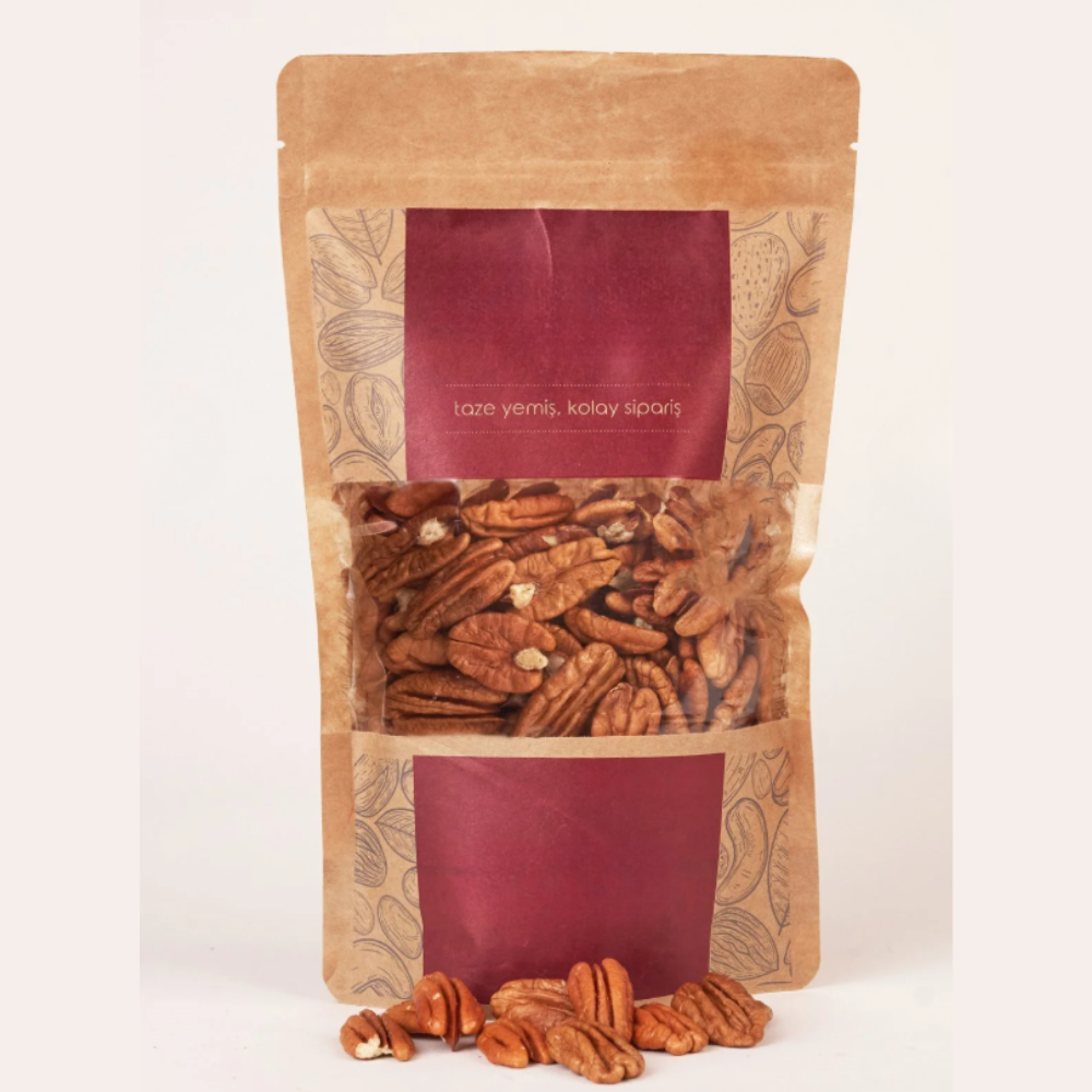 جوز البيكان النيّ غير محمص (Çiğ) – طبيعي وغير مملّح | مصدر للطاقة وغني بالأوميغا والفيتامينات