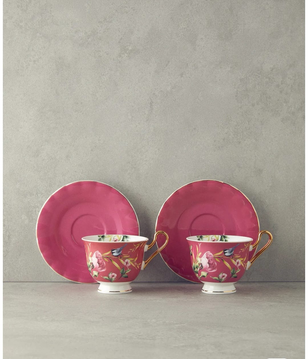 Vanilla Classic Purple Cup Set – 4 Pieces for 2 People