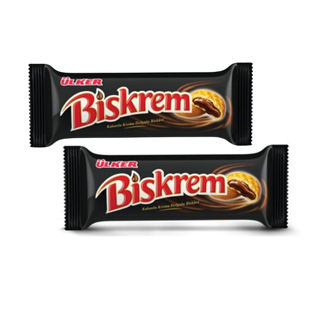 Ülker Biskrem Cocoa Cream-Filled Biscuits