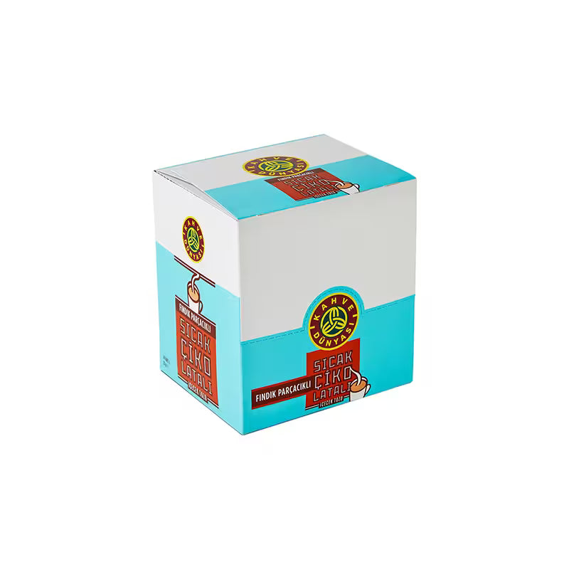 Hazelnut Pieces Hot Chocolate Mix – 24 Sachets | Rich & Creamy Turkish Hot Cocoa