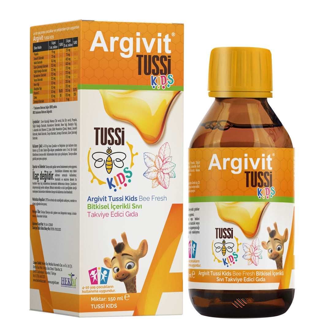 Argivit® Tussi Kids – Natural Herbal Syrup for Immune Support and Cough Relief