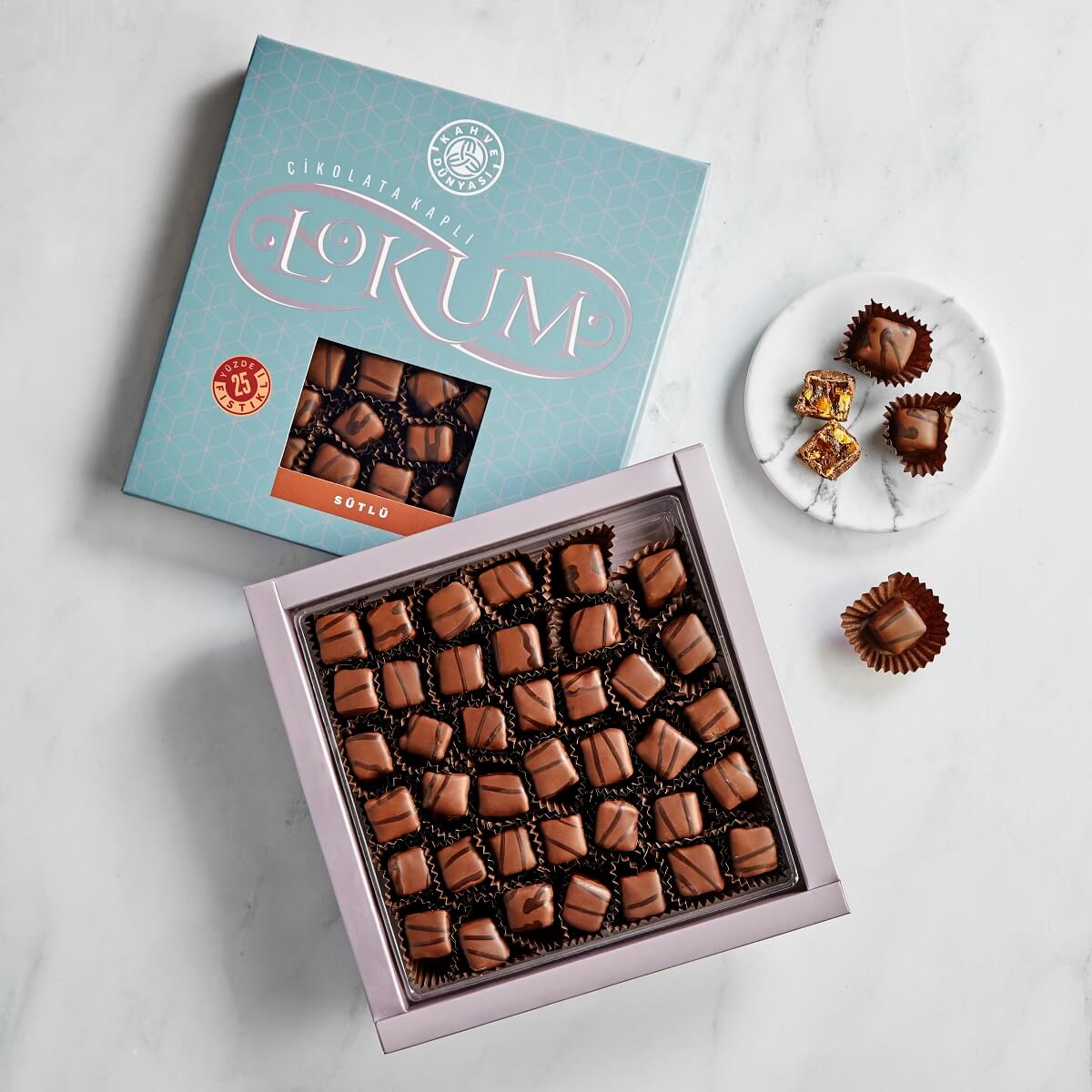 Kahve Dünyası Milk Chocolate Coated Turkish Delight 500 gr.