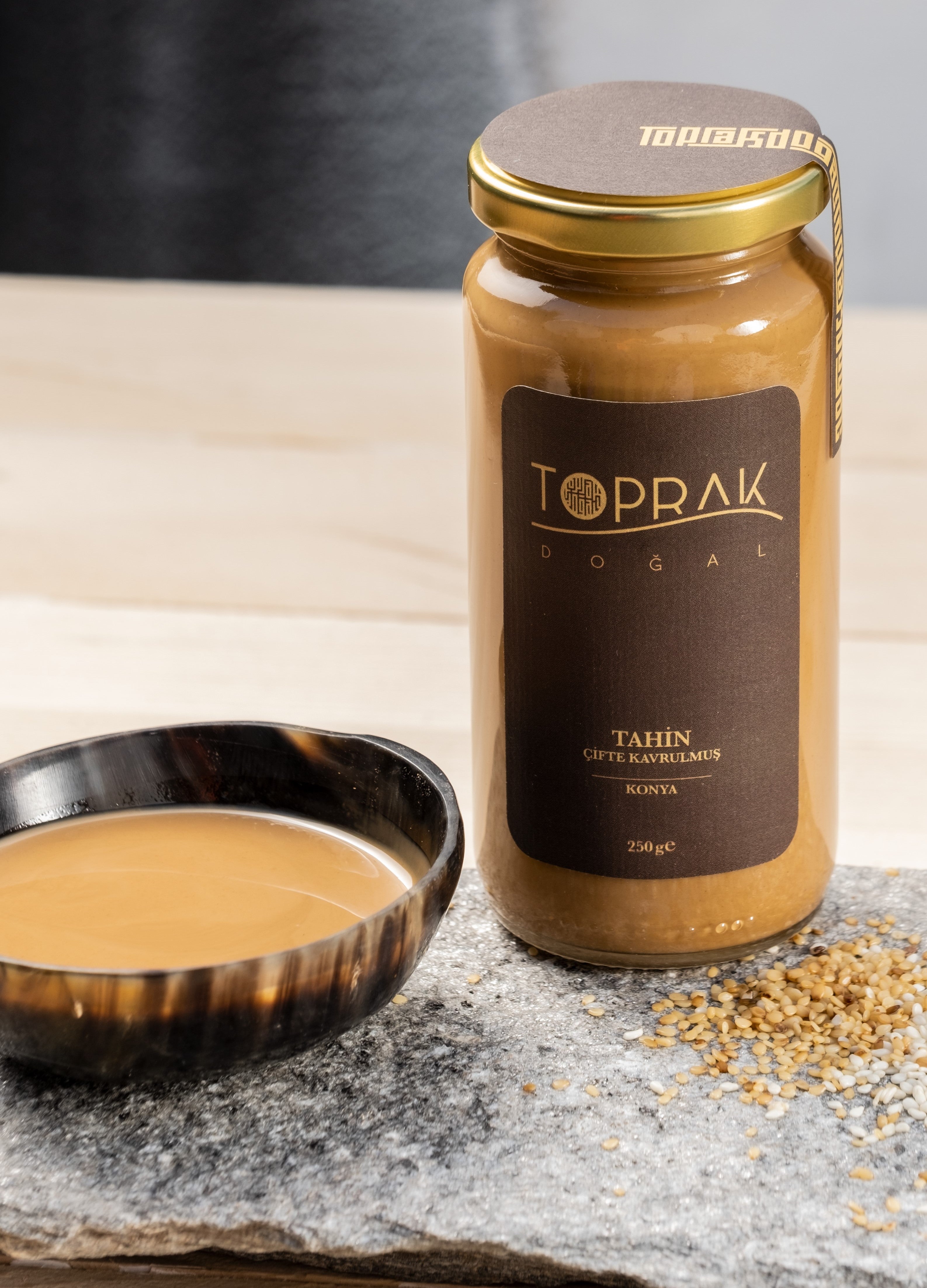 Toprak Dogal Konya Double-Roasted Tahini 250g