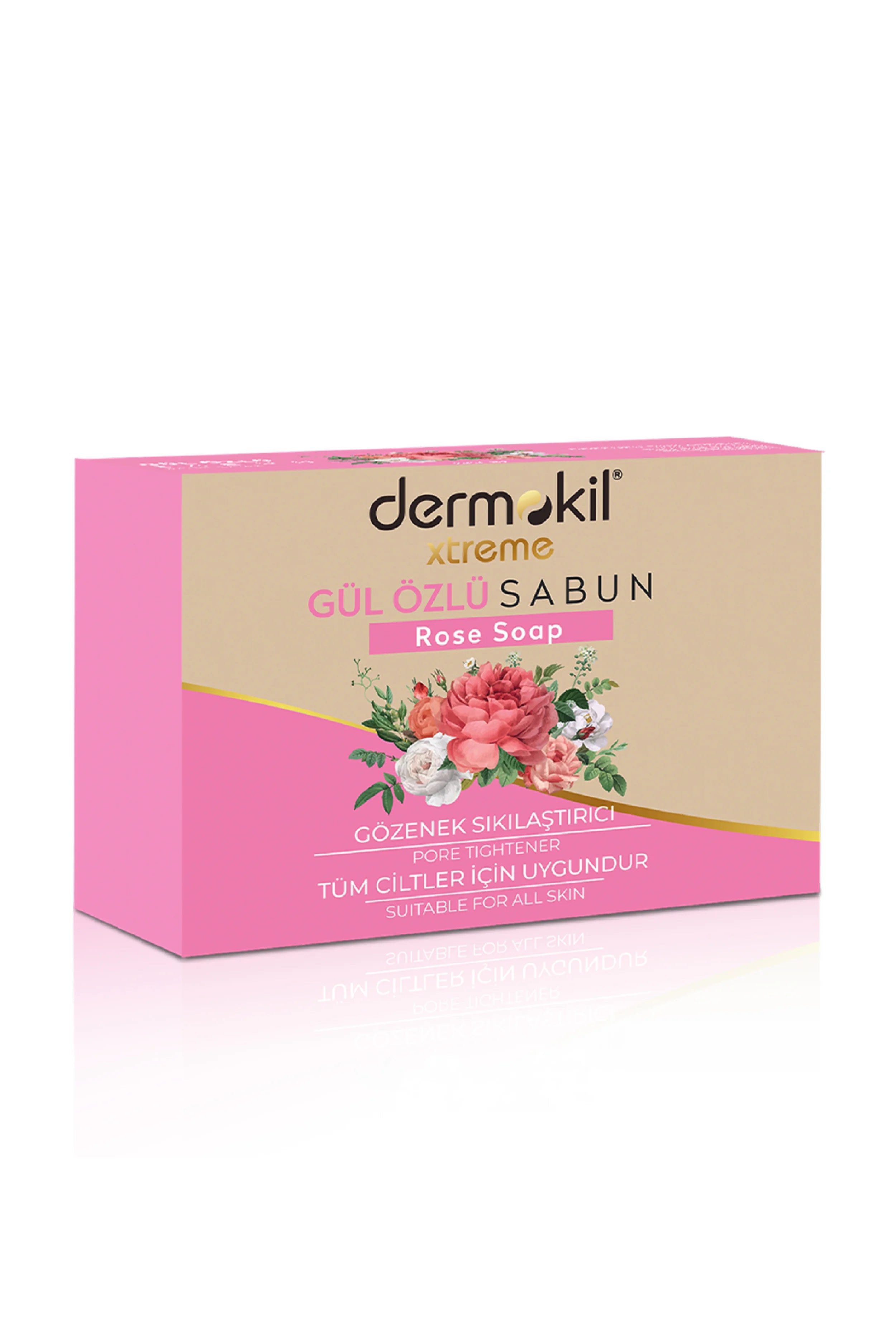 ديرموكيل صابون صلب بخلاصة الورد – 100 جم