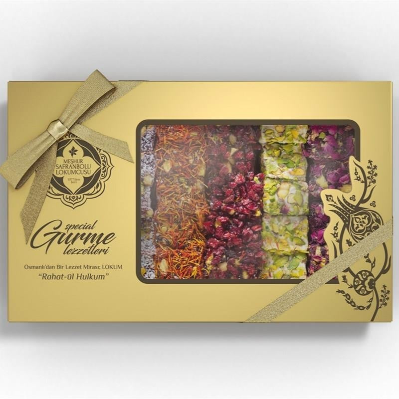 Safranbolu Gourmet Pistachio-Filled Turkish Delight