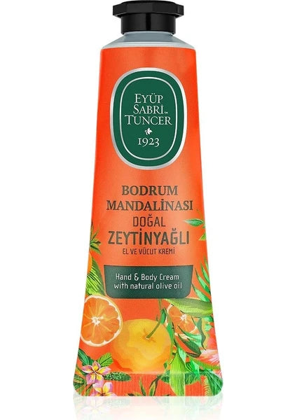 Eyüp Sabri Tuncer Bodrum Tangerine Natural Olive Oil Hand & Body Cream – 50 ml