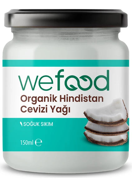 Wefood Organic Coconut Oil 150 ml (Cold Pressed)