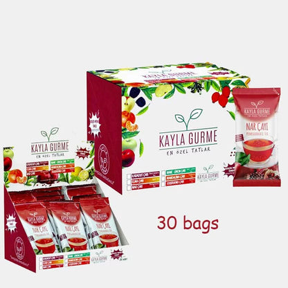 Fruit Tea Mulberry | Pomegranate | Apple| Rosehip | Limon & Nane (Box 30 bags)
