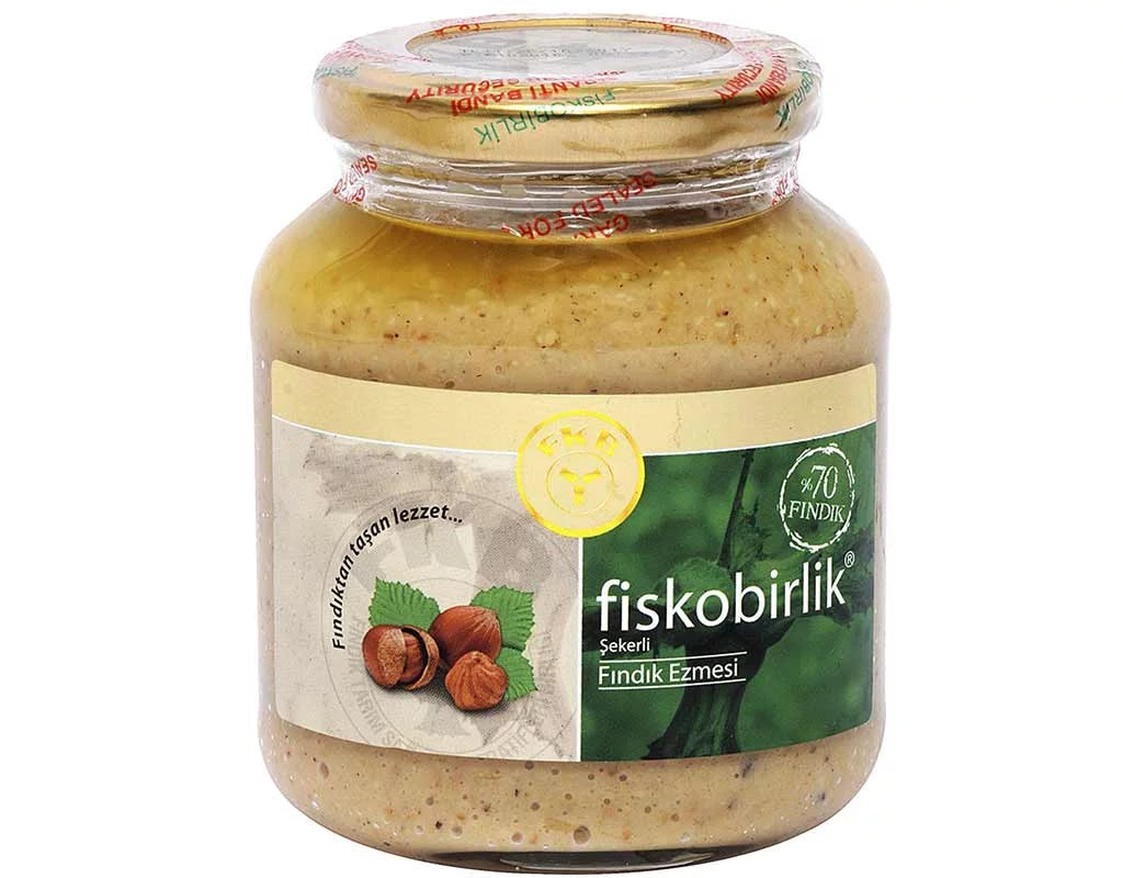 Fiskobirlik Natural hazelnut paste (180 gr , 300 gr available)