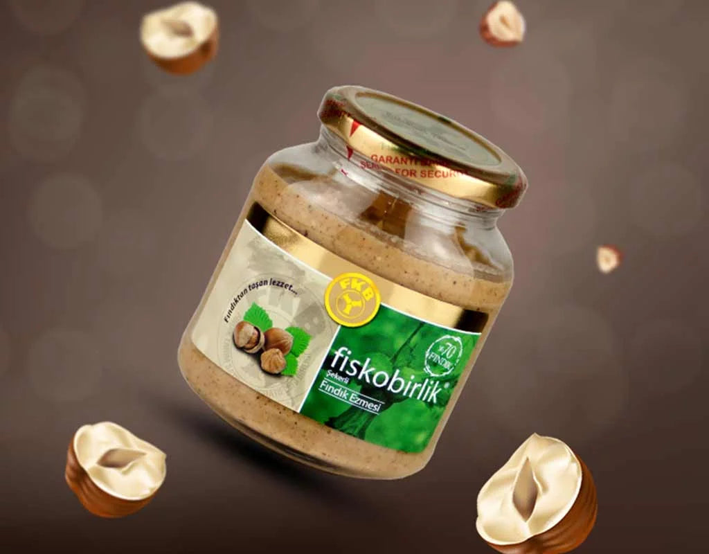 Fiskobirlik Natural hazelnut paste (180 gr , 300 gr available)