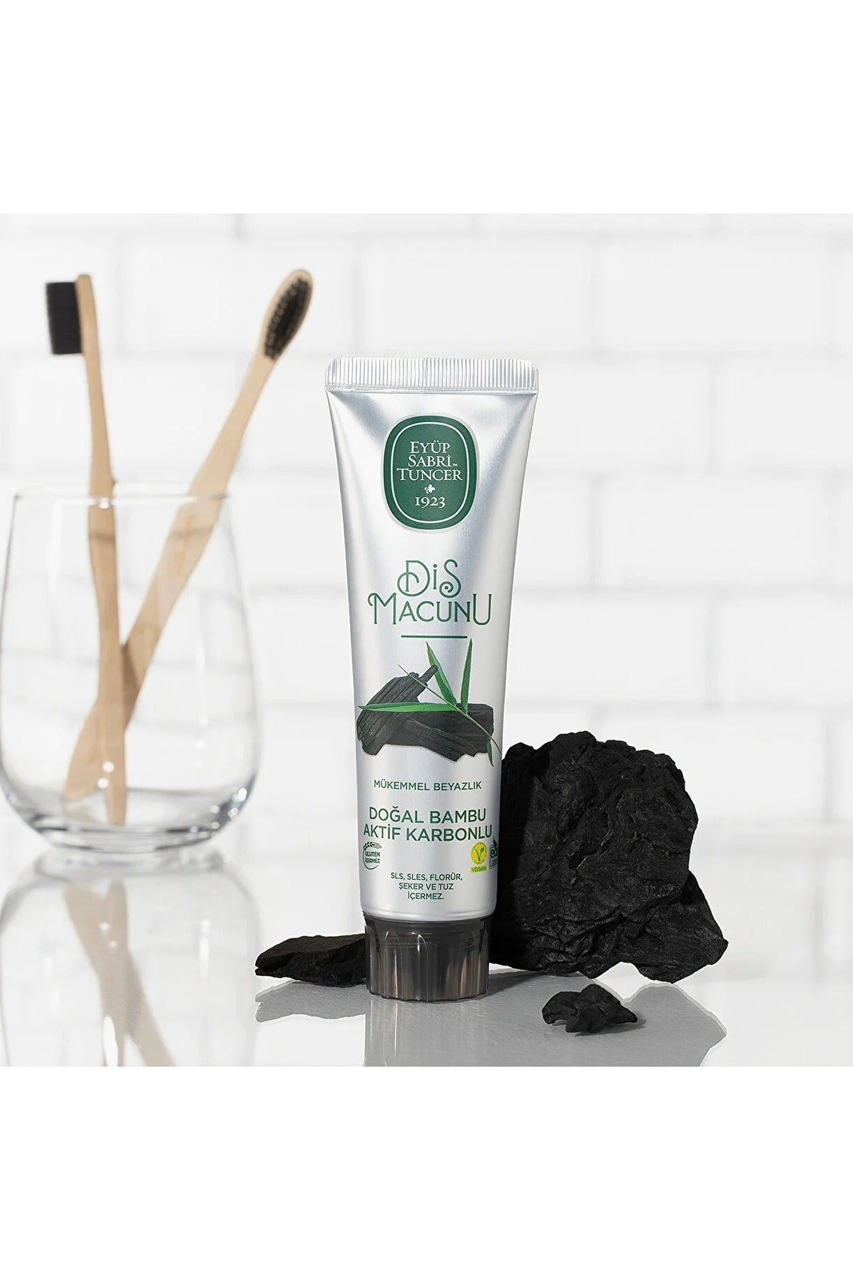 Eyüp Sabri Tuncer Natural Bamboo Charcoal Toothpaste 90ml – Whitening & Fresh Breath Formula