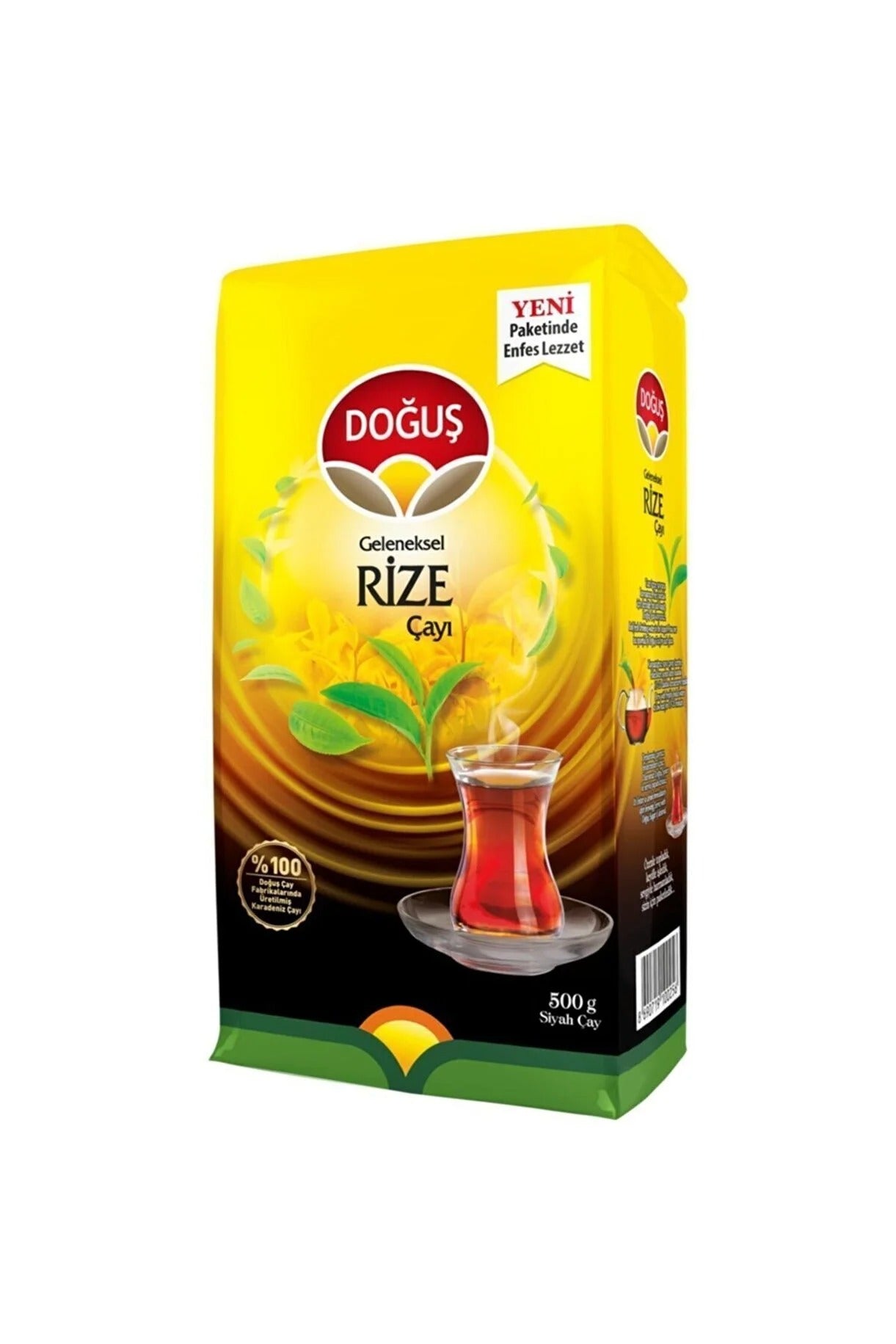 Doğuş Rize Turkish Black Tea – Traditional Loose Leaf Tea, Rich Aroma & Deep Color (500g)