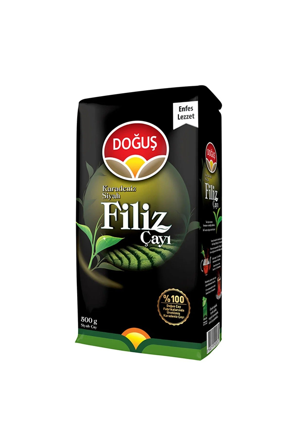 Doğuş Black Filiz Turkish Loose Leaf Tea – Premium Karadeniz Black Tea (500g)