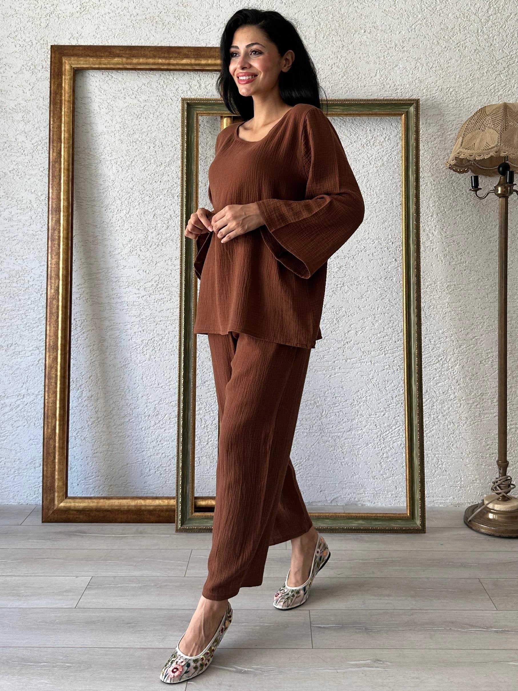 Relaxed Muslin pants Set
