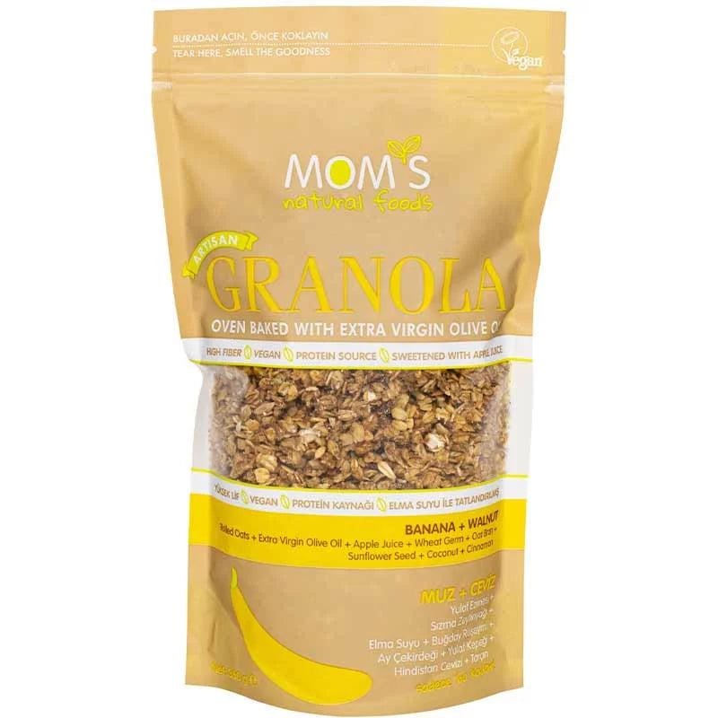 MOM’S Banana – Walnut Granola 360 gr.