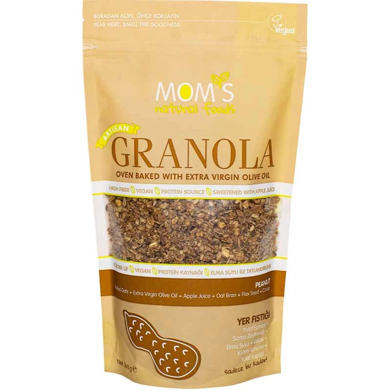 MOM’S جرانولا بالفول السوداني 360 غرام.