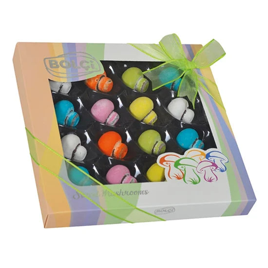 عبوة فاخرة من شوكولا الفطر بالنكهات المختلفة من Bolçi Çikolata- بولشي شيكولاتا | 250 غرام