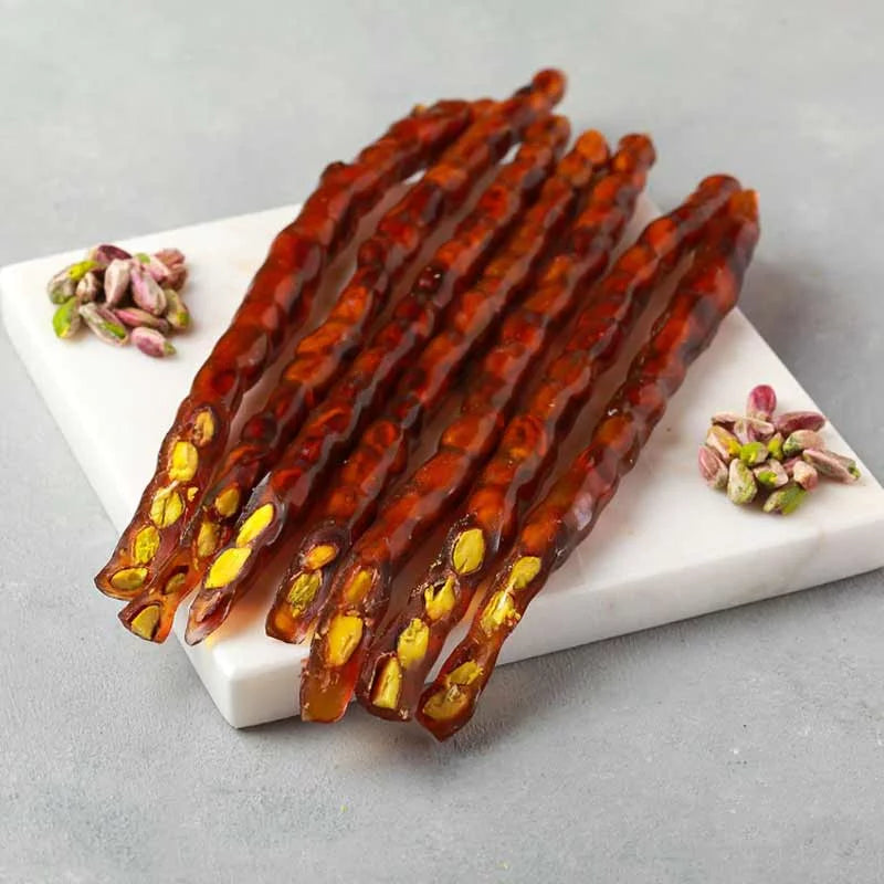 Grape Mollasses Pistachio Sausage