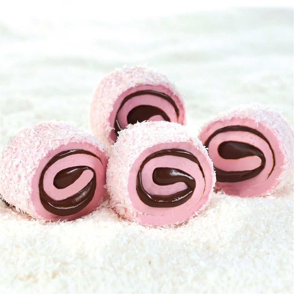 سلطان الفراولة – حلقوم فاخر بالشوكولاتة والفراولة 500 جم