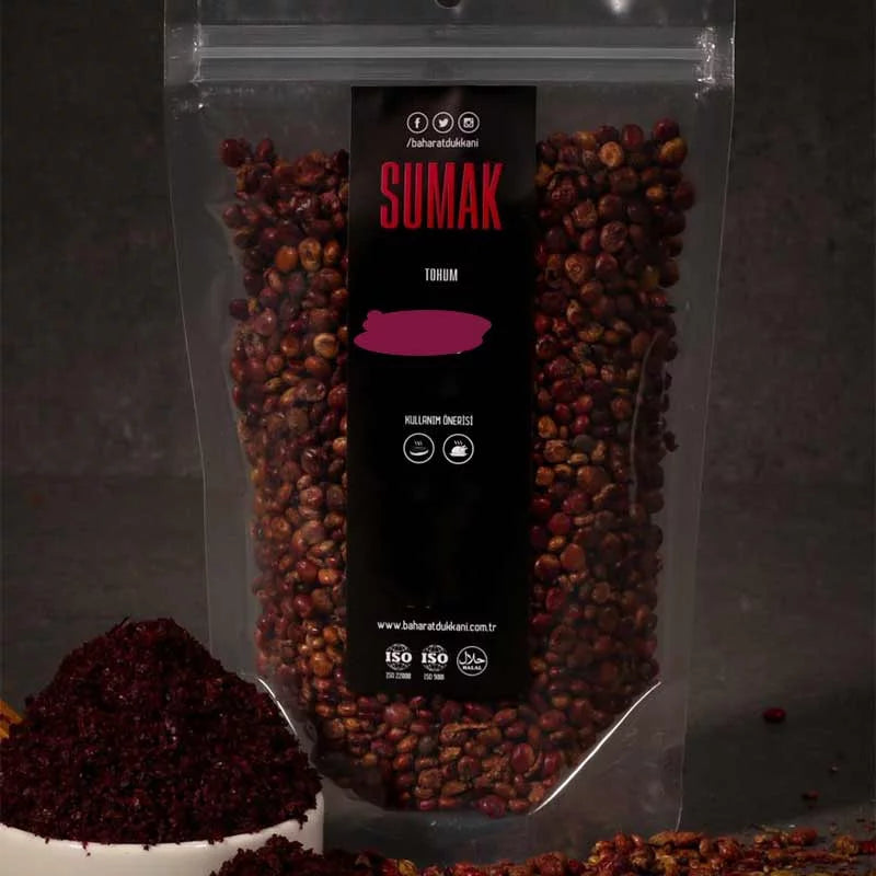 سماق حب من (Aktarloji) (سماق كامل الحبوب) – بهار طبيعي بطعم حامضي