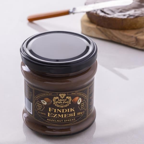 شكيرجي جعفر إيرول معجون البندق القابل للدهن 350 جرام Şekerci Cafer Erol