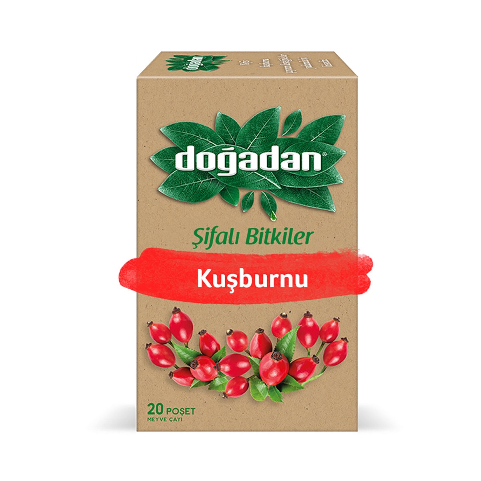 شاي ثمر الورد من Doğadan – دوغادان | 20 كيس شاي