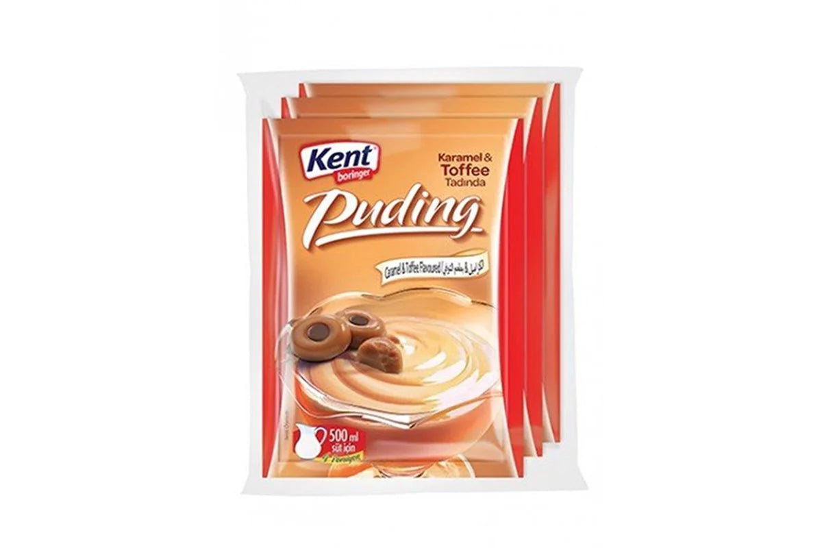 Kent Boringer Caramel Toffee Pudding 83 gr. 3 packs