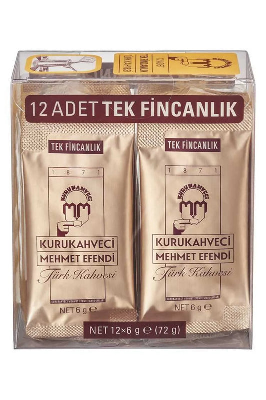 Mehmet Efendi Turkish Coffee 12 pcs.
