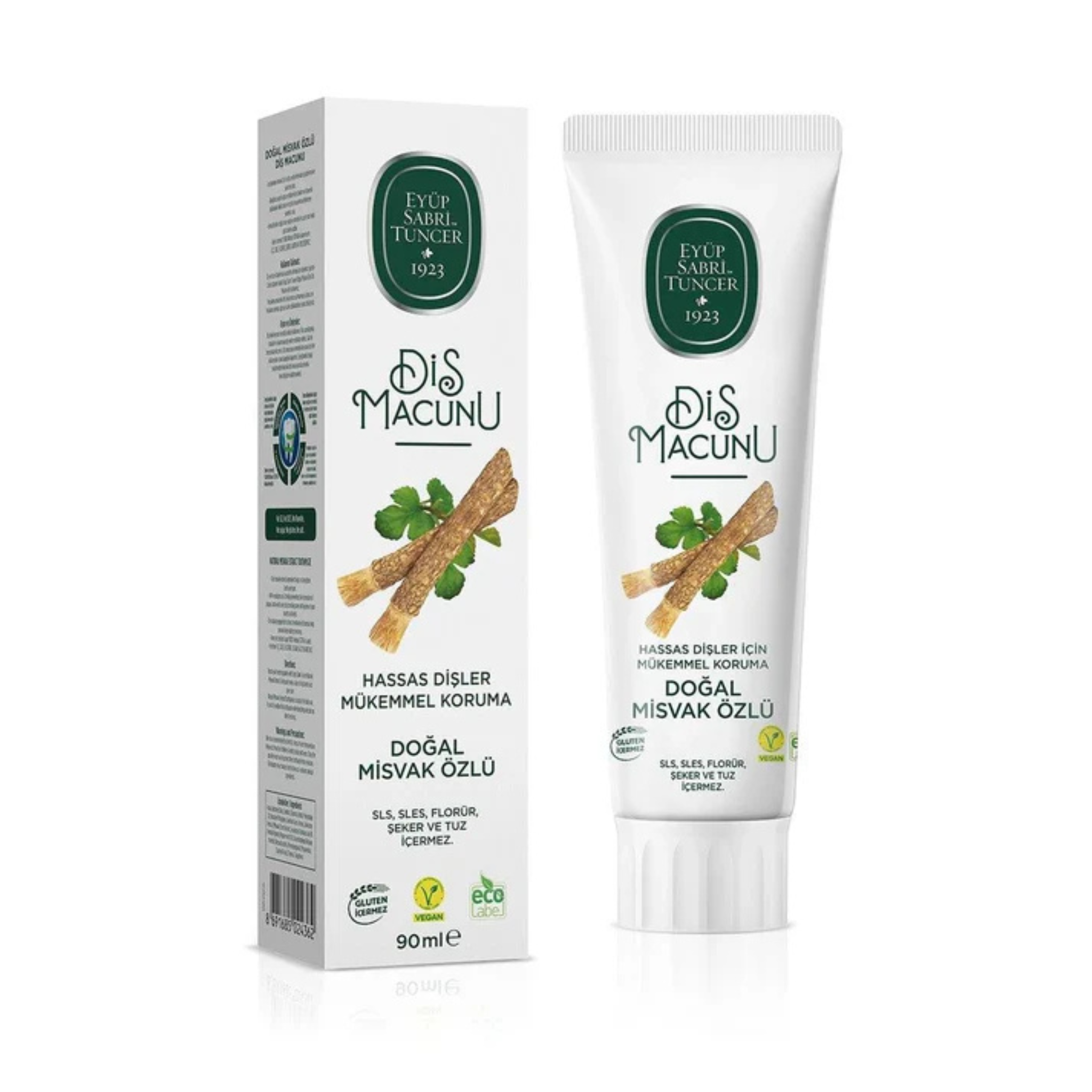 Toothpaste Turkish Miswak Toothpaste 90 ml | Fluoride-Free Natural Siwak – BTurkish