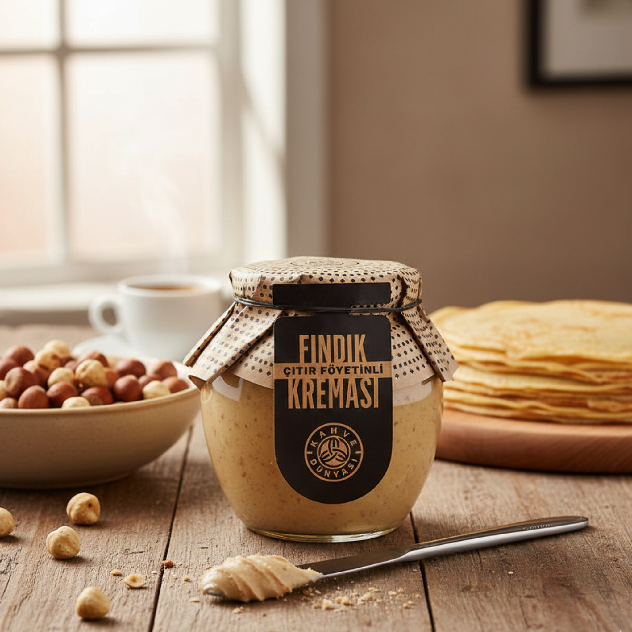 Kahve Dünyası Feuilletine Hazelnut Cream with Crunchy Crêpe Bites 380g