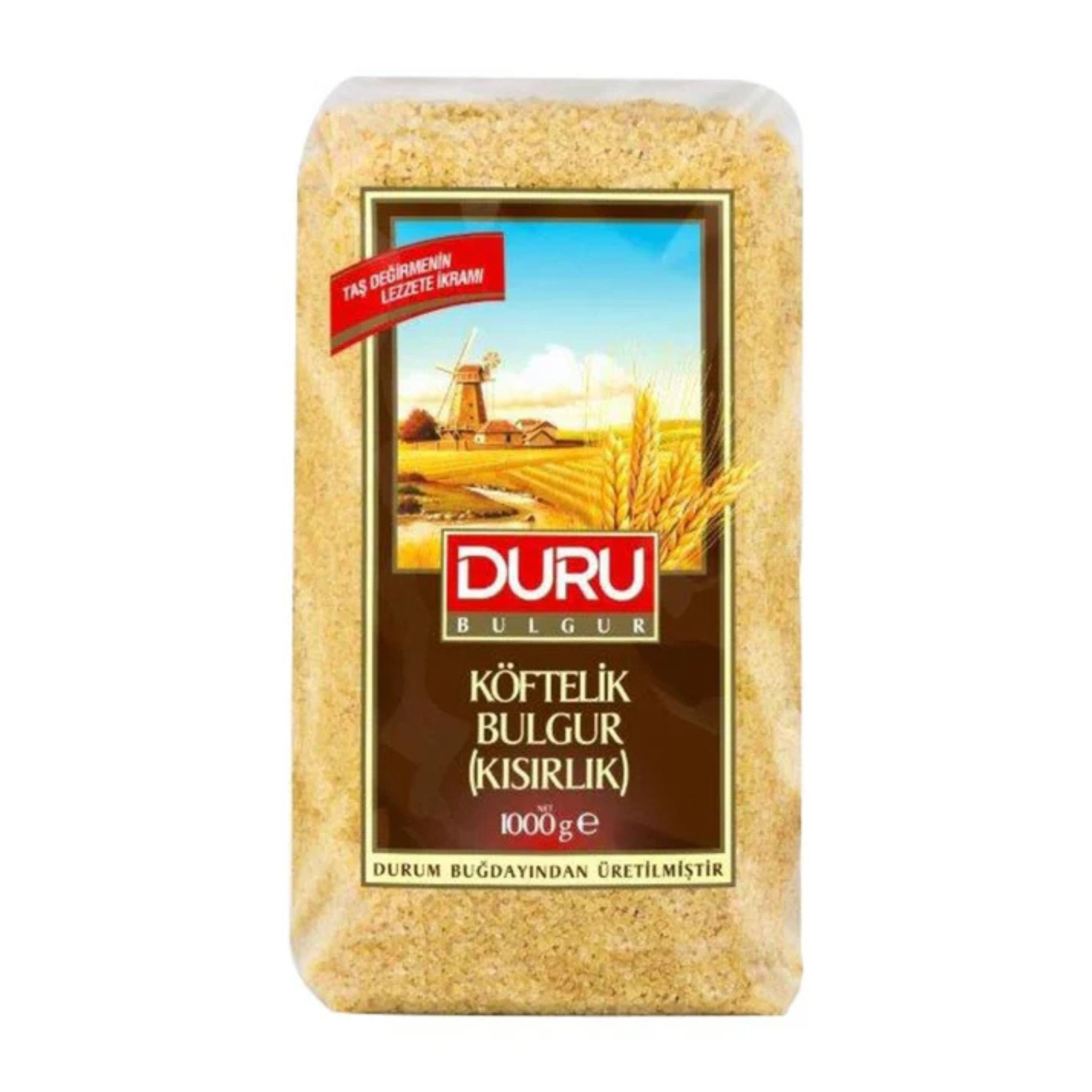 Duru Fine Bulgur for Köfte 1 Kg - Authentic Wheat Grain