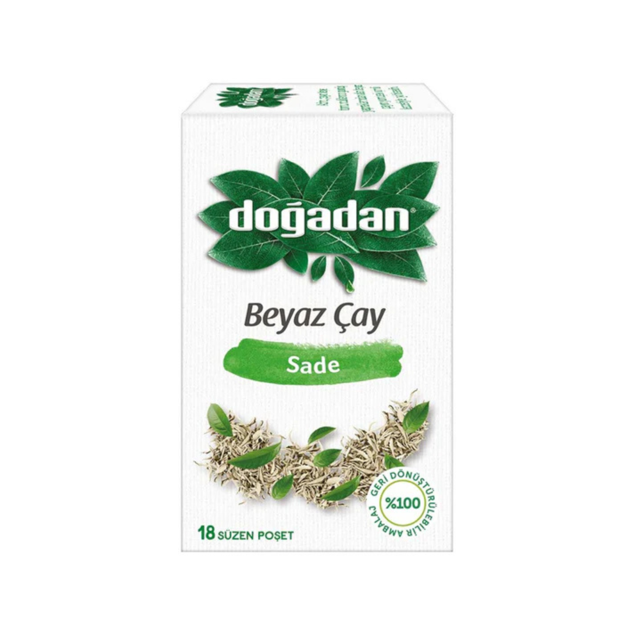 Doğadan Pure White Tea 18 Tea Bags