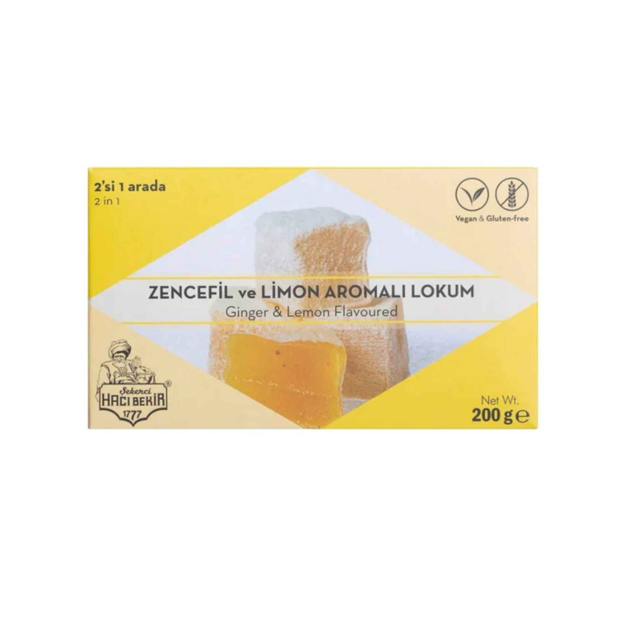 hacı bekir Ginger & Lemon Turkish Delight 200 g