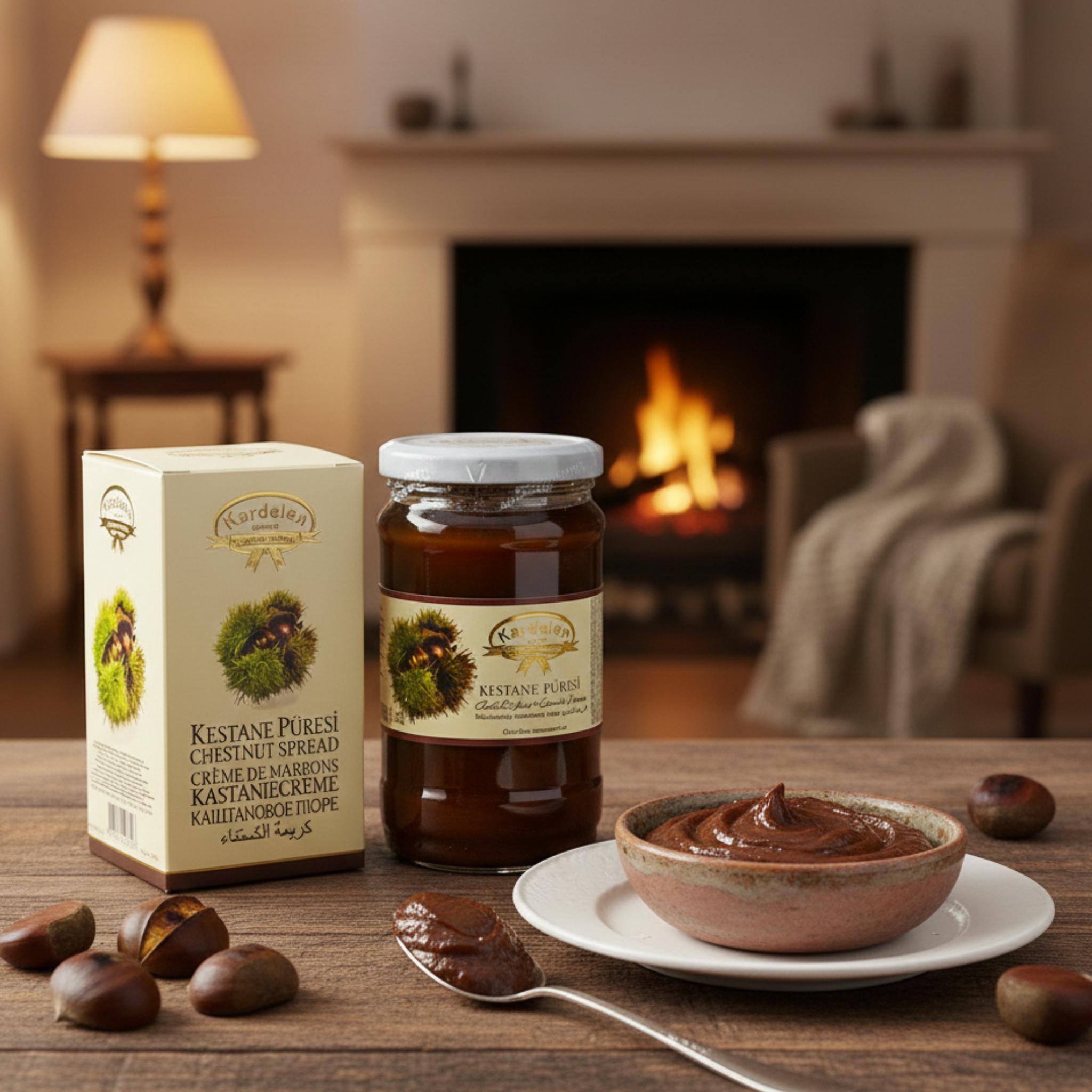 Kardelen Chestnut (Paste) Puree Jar 380 gr.