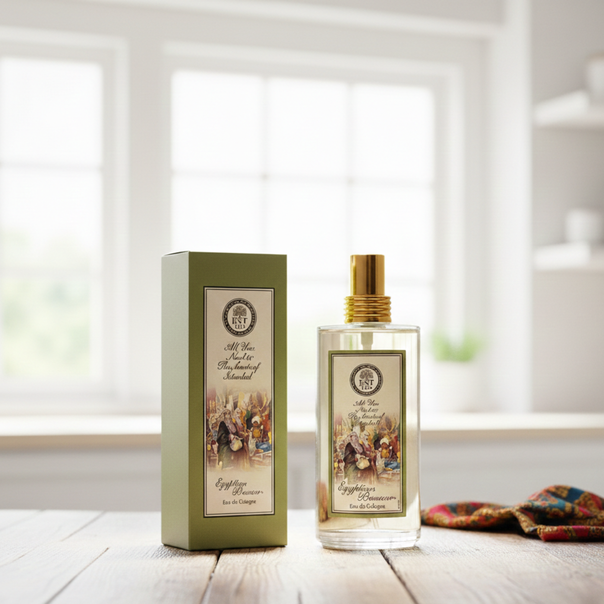 Eyüp Sabri Tuncer Egyptian Bazaar 150 ml Eau De Cologne – Fresh & Exotic Cologne Inspired by Istanbul’s Historic Spice Market