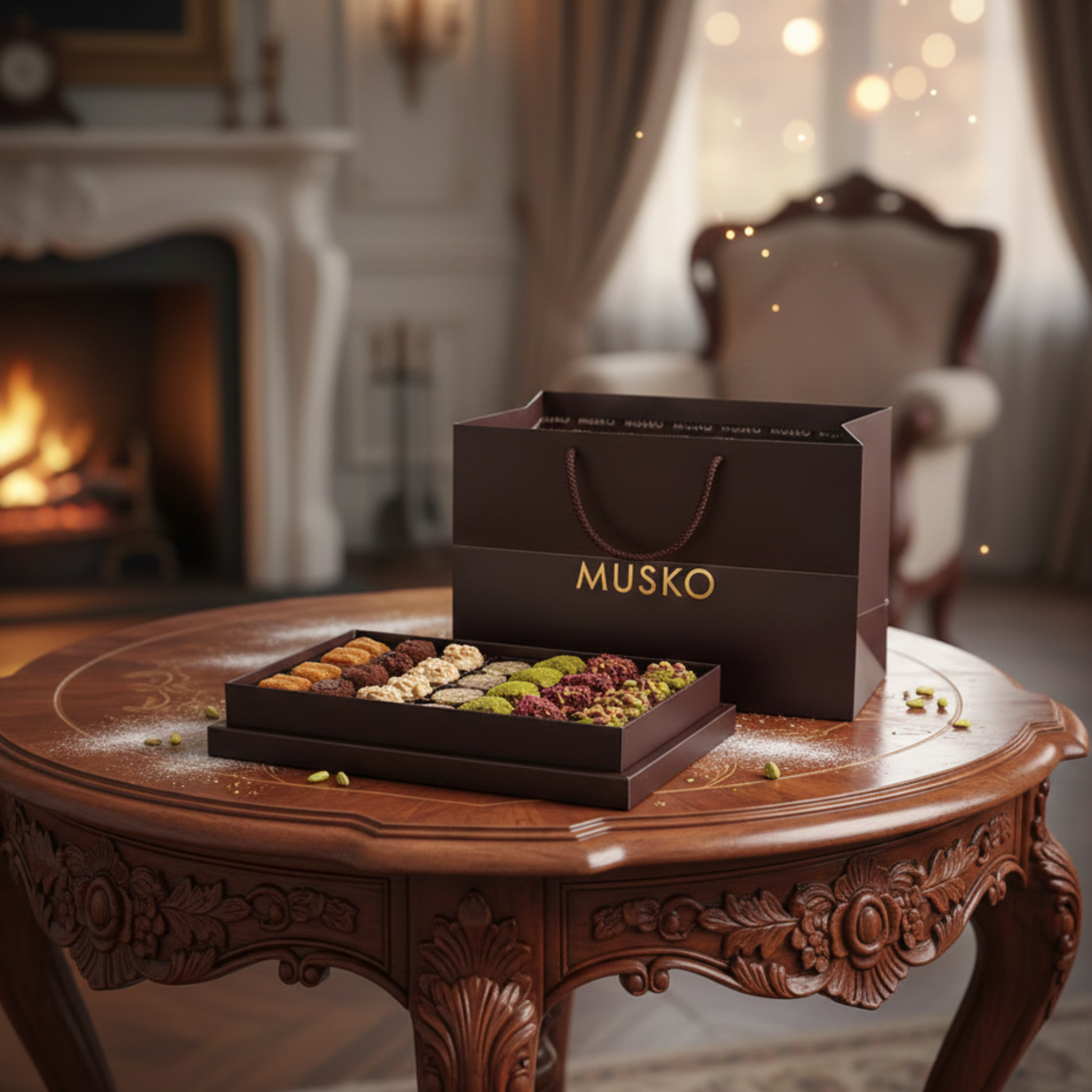 تشكيلة حلقوم فاخرة من (Musko) 650 جم