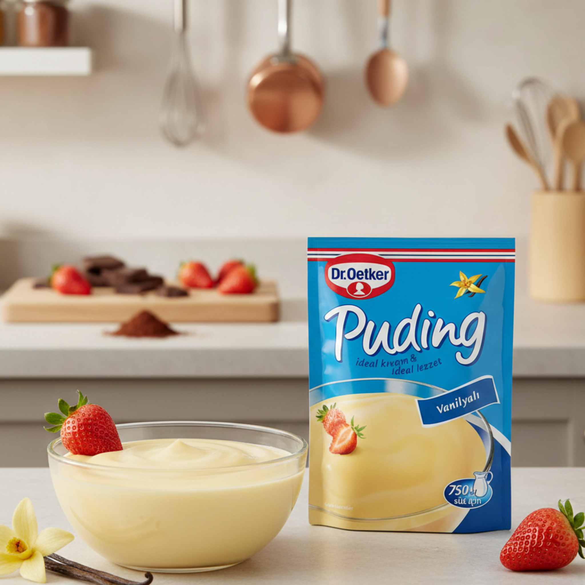 Dr. Oetker Smooth & Creamy Vanilla Pudding Mix 125g