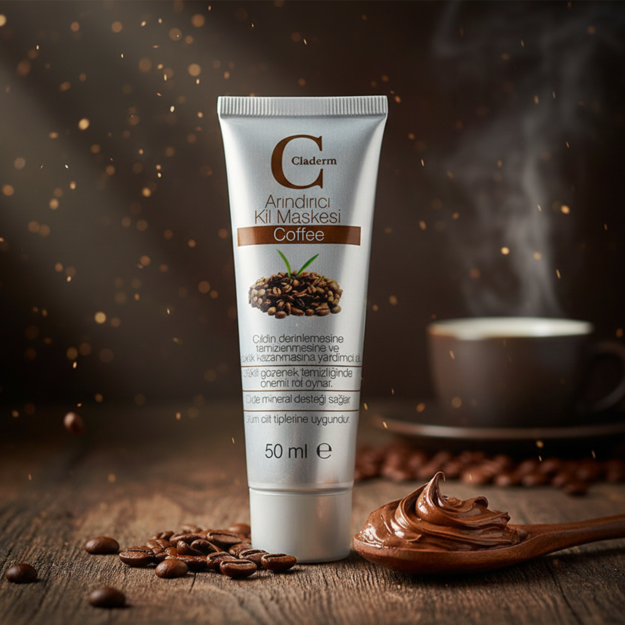 Claderm Coffee Clay Face Mask – 50 ml
