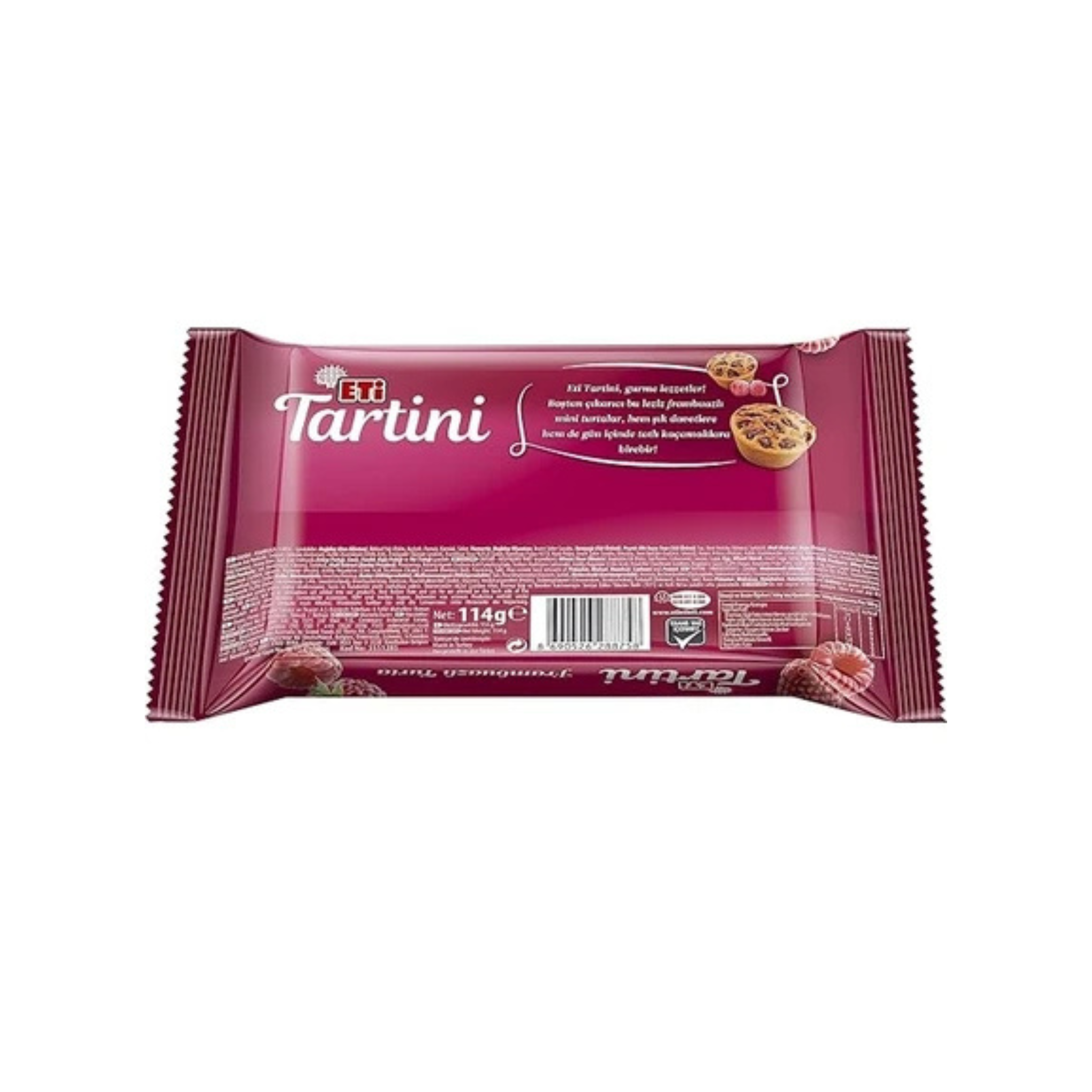 تارتيني توت العليق من إتي 114 جرام – ميني تارت طري بحشوة التوت (6 قطع)