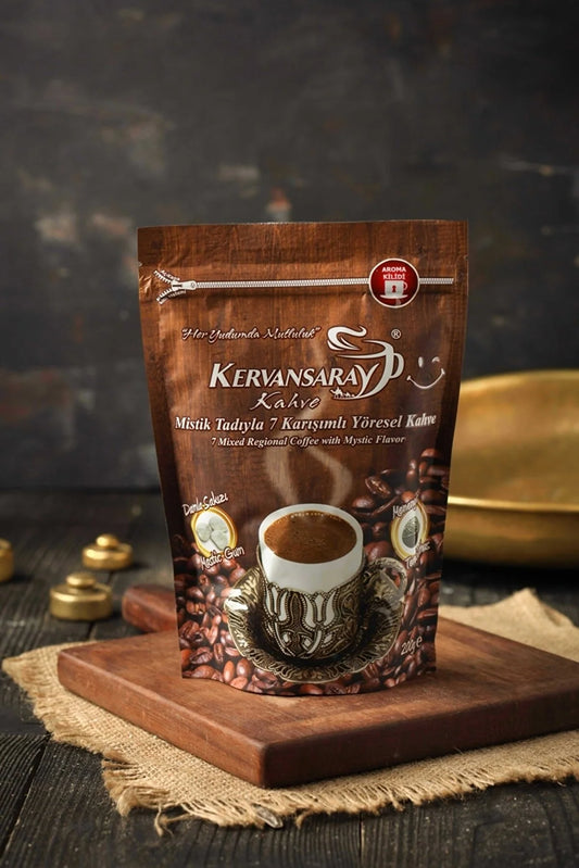 قهوة تركية بالمستكة و 7 مكونات أخرى 200 جرام | Kervansaray