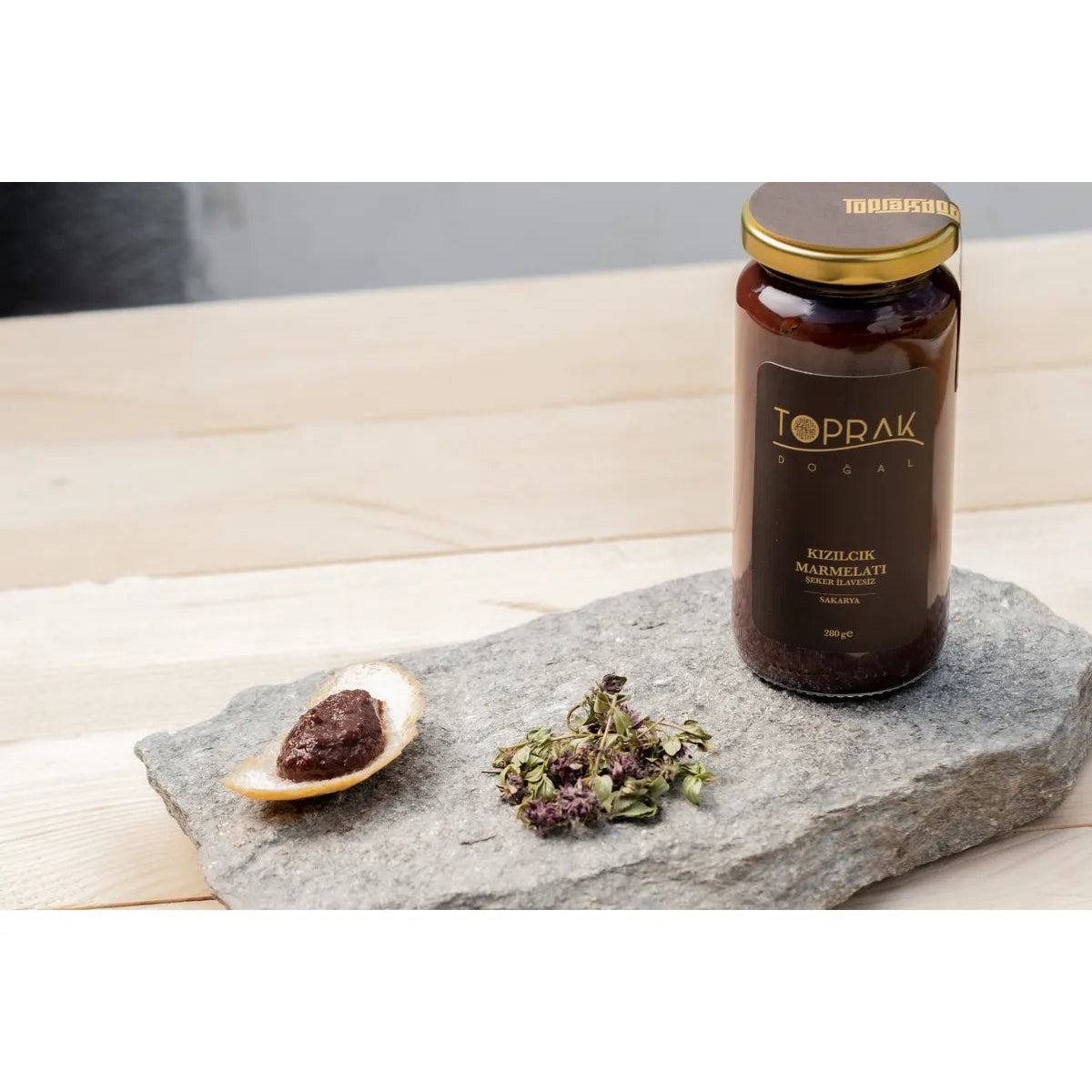 Toprak Dogal Sugar-Free Cranberry Marmalade 280g