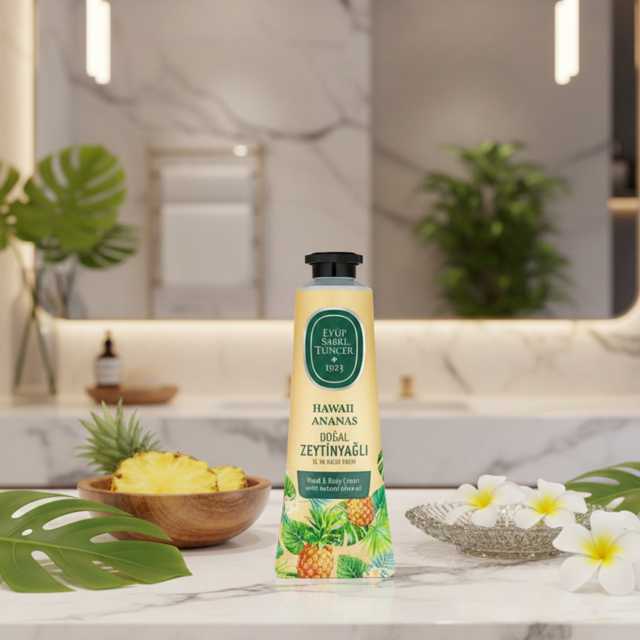 Eyüp Sabri Tuncer Hawaii Pineapple Natural Olive Oil Hand & Body Cream – 50 ml