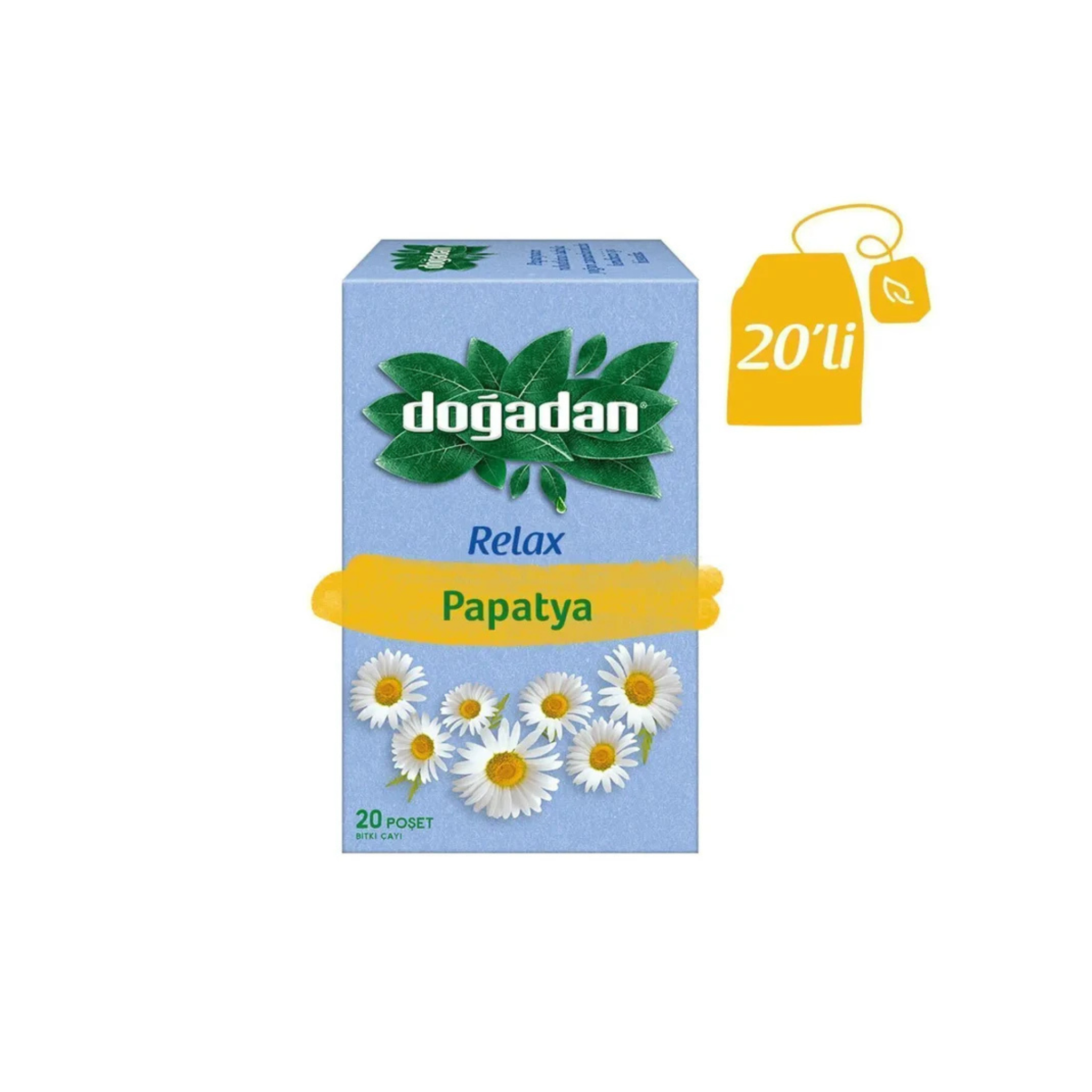 Doğadan Chamomile Herbal Tea 20 Tea Bags