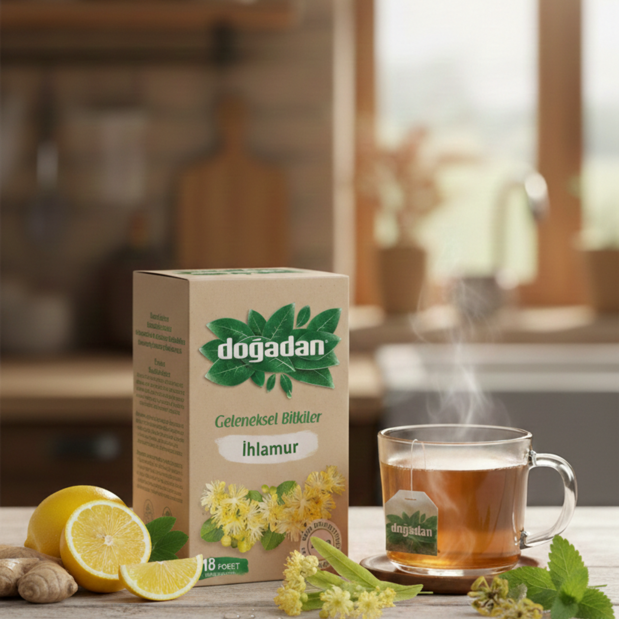 Doğadan Linden Herbal Tea Blend 18 Tea Bags