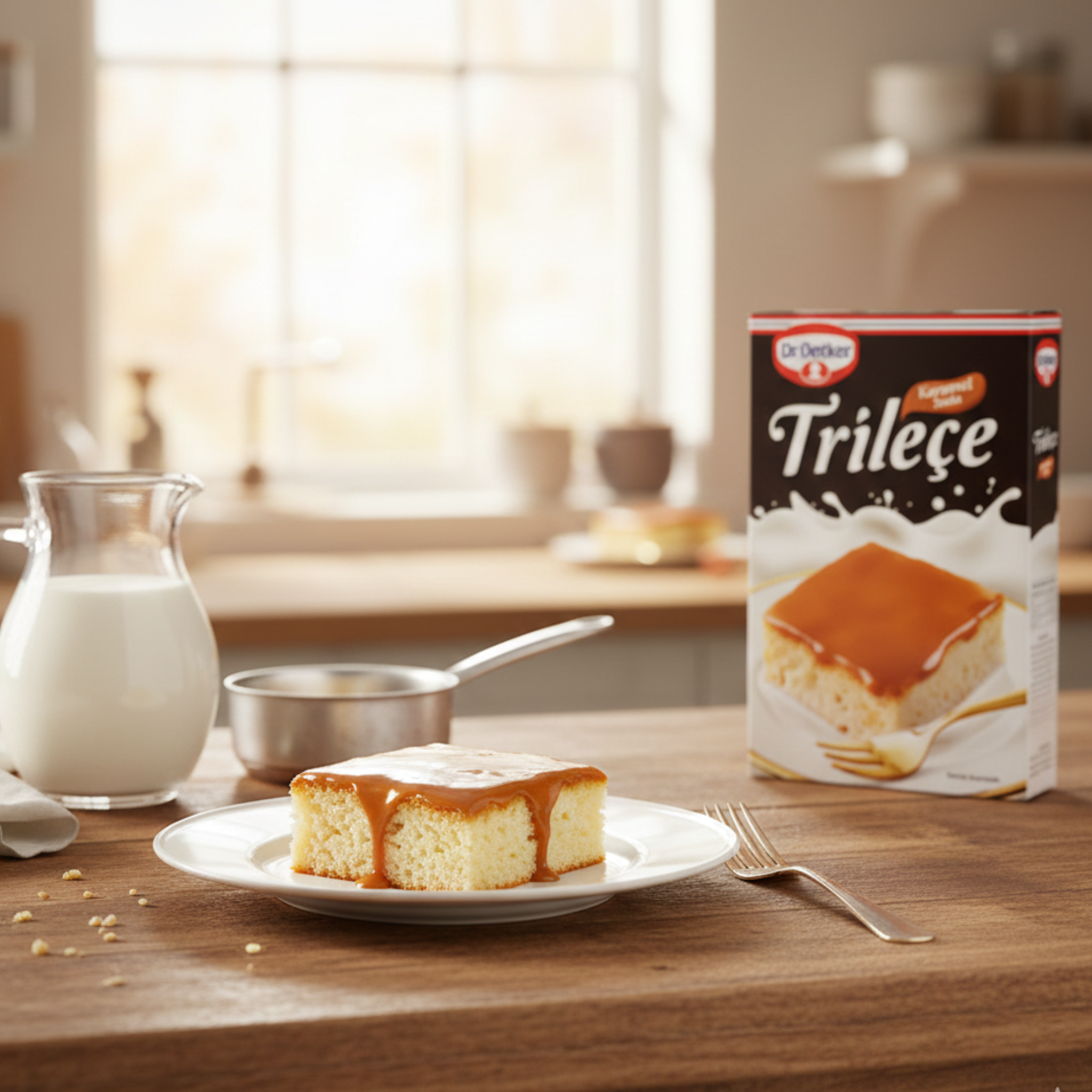 Dr. Oetker Trileçe Cake 315g – Caramel Milk Dessert Mix