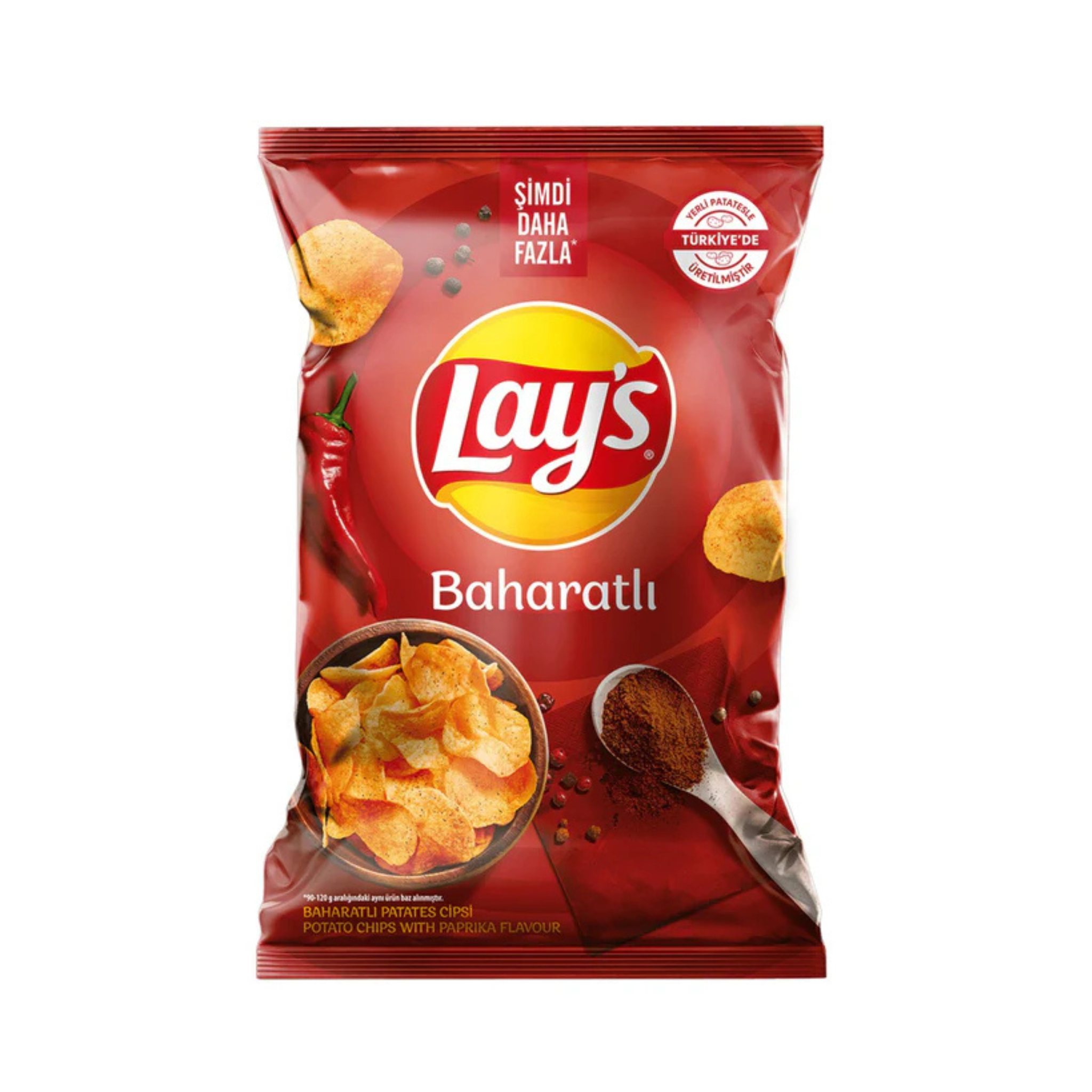 Lay’s Spicy Seasoned Potato Chips – Super Size 125g