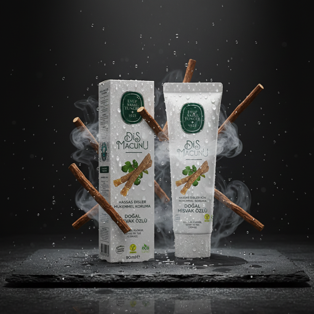 Toothpaste Turkish Miswak Toothpaste 90 ml | Fluoride-Free Natural Siwak – BTurkish