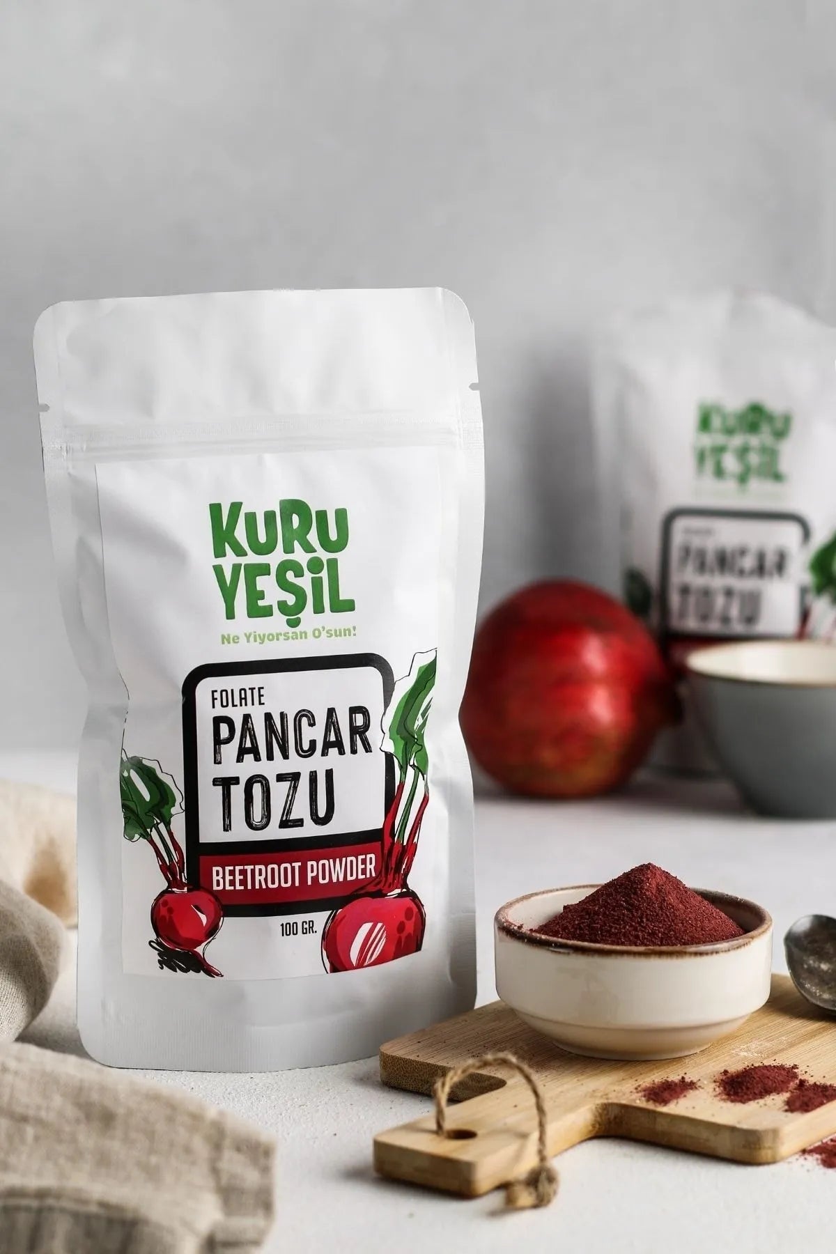 Kuru Yesil Organic Beet Powder 100 gr.