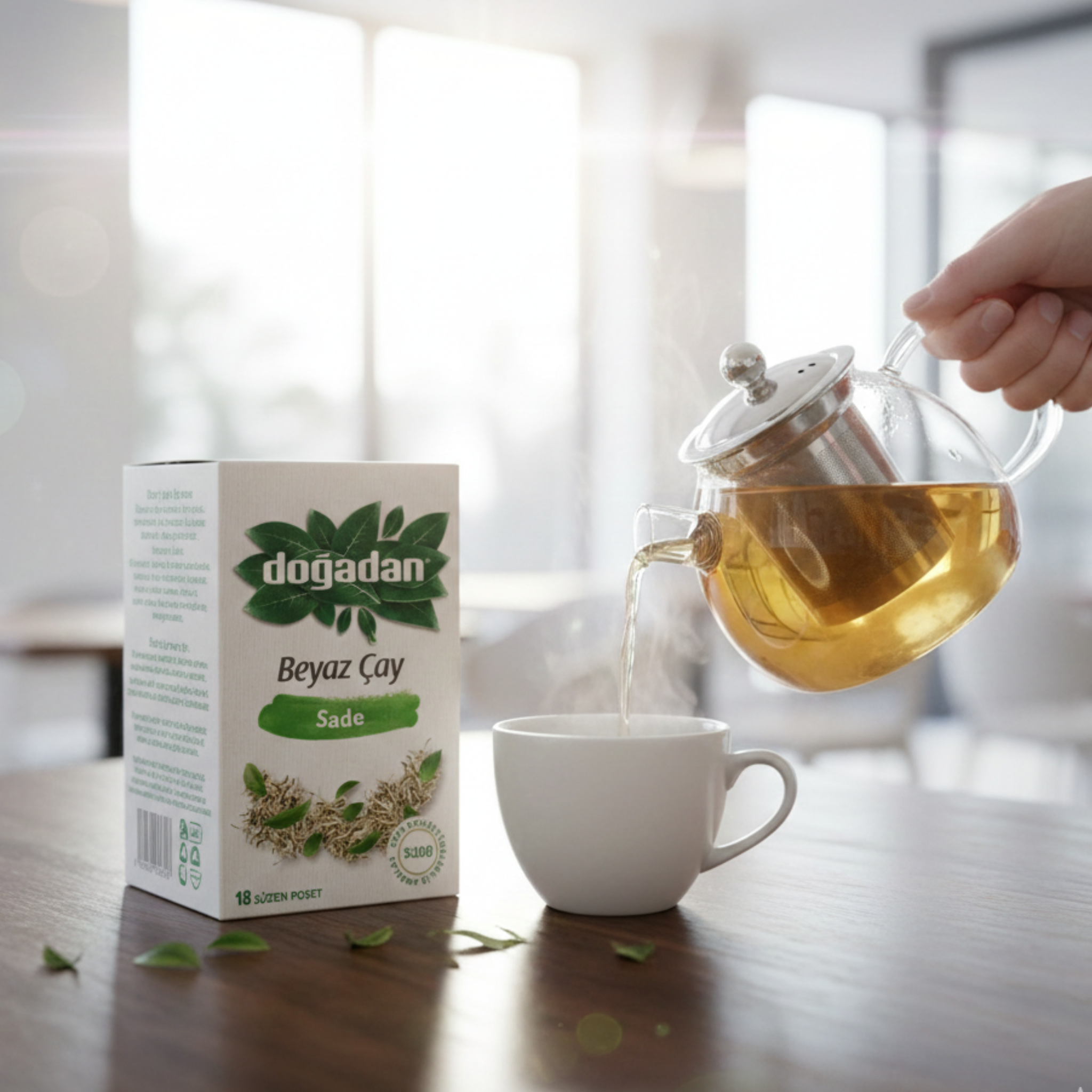 Doğadan Pure White Tea 18 Tea Bags