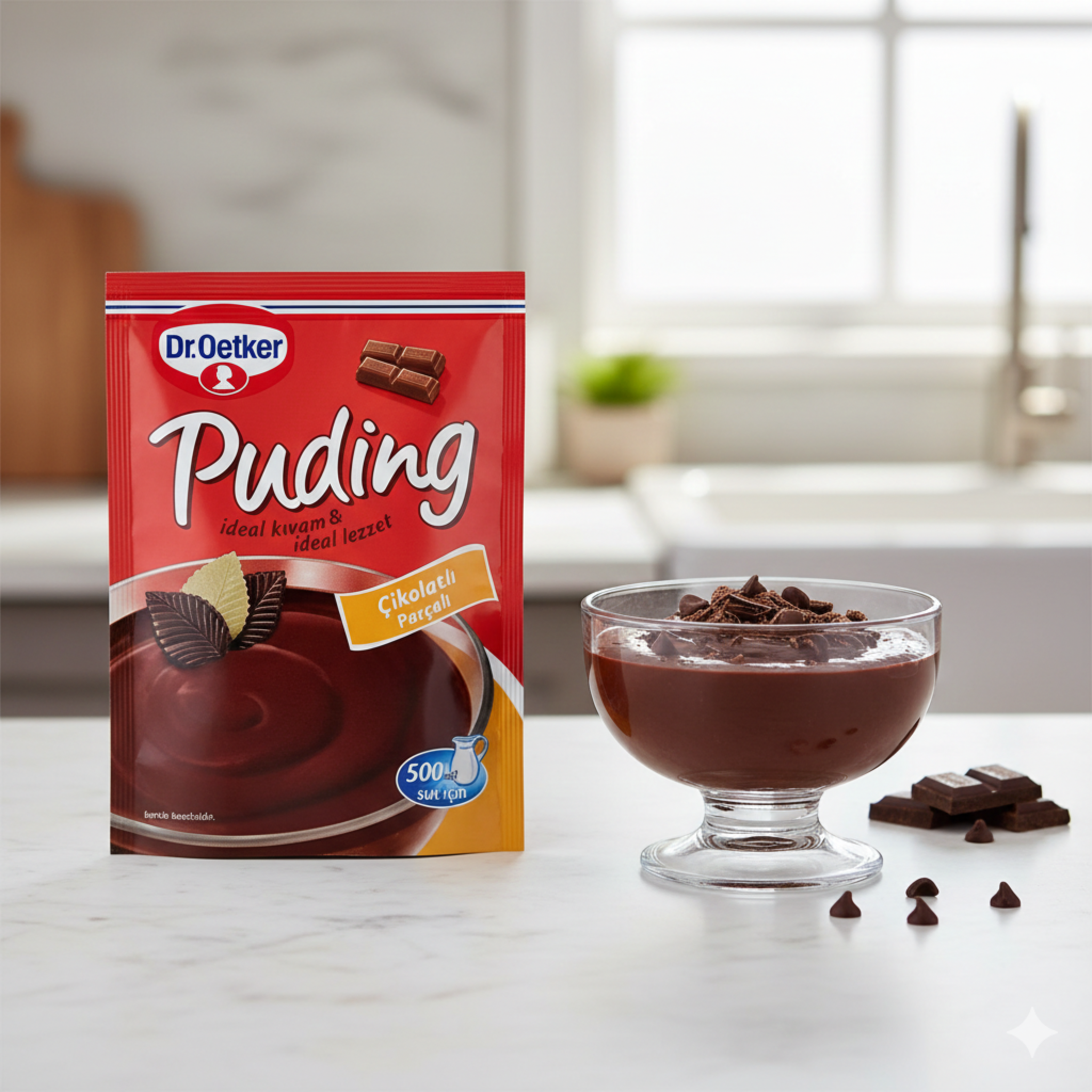 Dr. Oetker Chocolate Chip Pudding Mix 115g